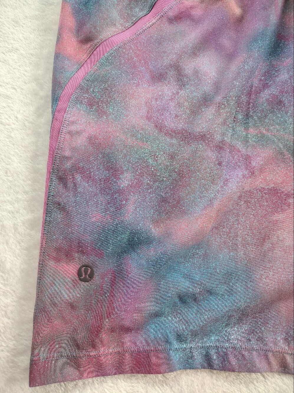 Men’s Tie-Dye Lululemon Shorts - Pink & Blue - Picture 3 of 12